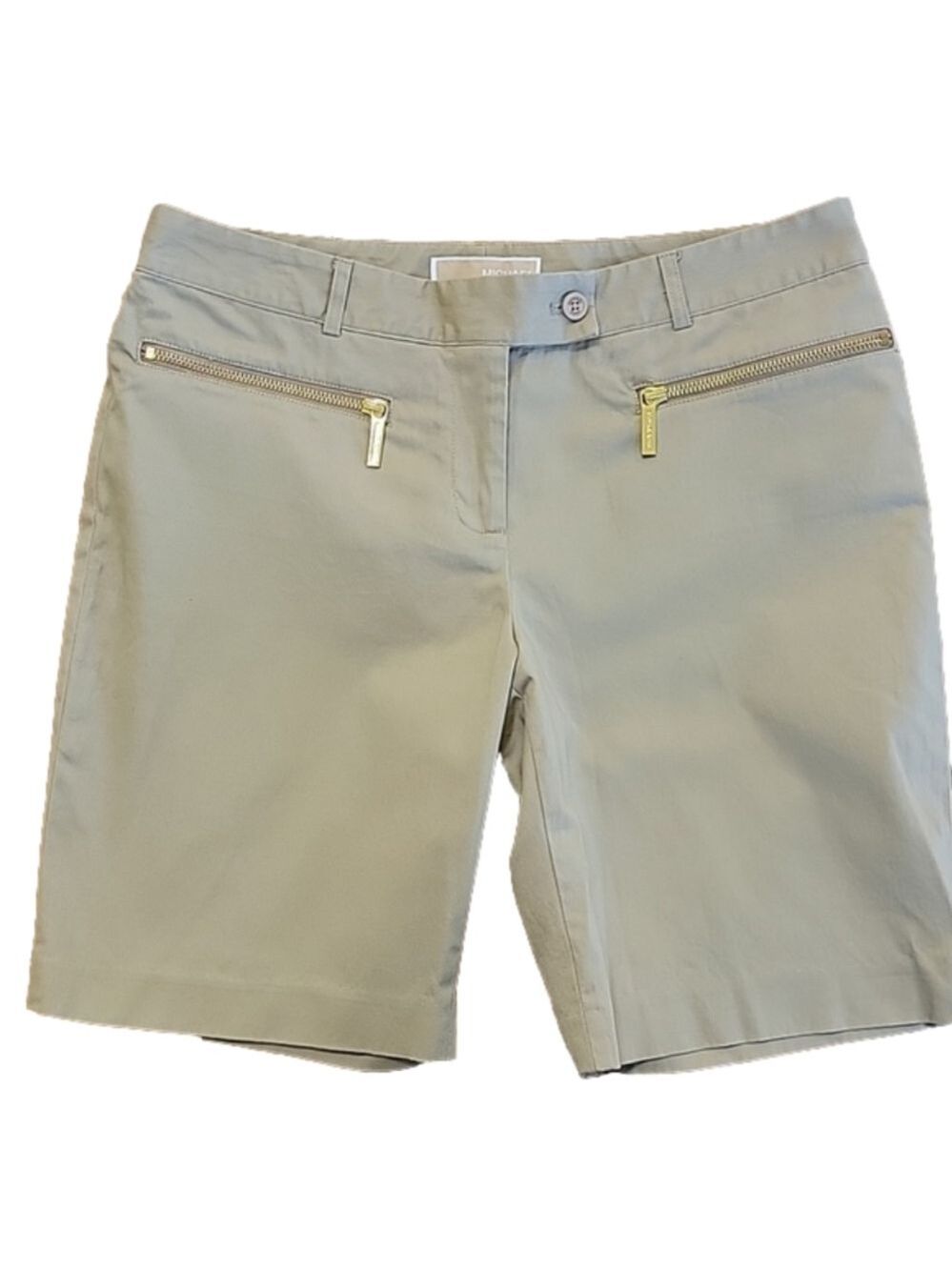 Michael Kors Bermuda Zipper Pocket Shorts Size 8 EUC